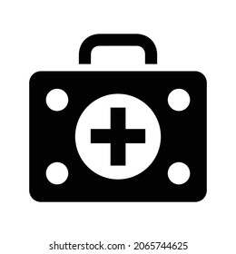 Ayuda, emergencia, primer icono. Gráficos vectoriales negros.