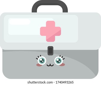 Aid Kit , illustration, vector on white background