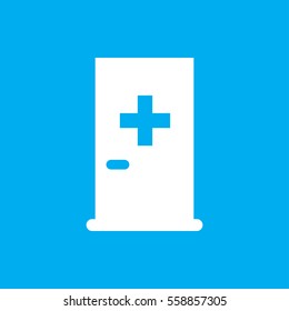 aid post icon illustration isolated vector sign symbol