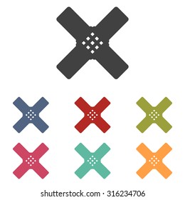 Aid sticker icon