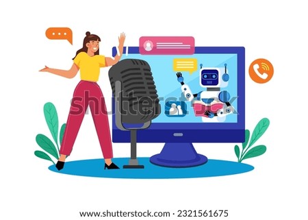 AI-driven speech recognition enables voice commands.