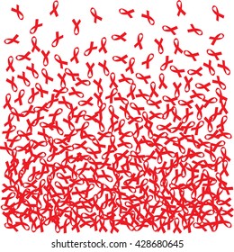 Aids Awareness background. World Aids Day concept. Vector illustration EPS10