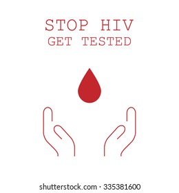 Aids Awareness concept. Vector illustration.
