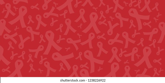 Aids awareness red ribbon. World aids day concept, 1 december. World vaccine day, 18 may. Stop hiv or sti shyndrome and hope ribbons ( rainbow, hlbt, lgbt, lhbt, lgbti, lhbtq or lgbtq ) concept logo.