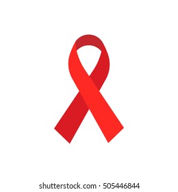 AIDS awareness ribbon icon