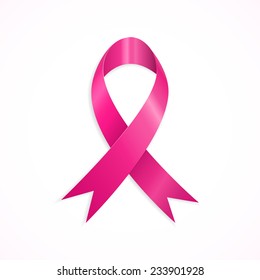 AIDS awareness ribbon. Isolated on white background. Vector illustration, eps 10.