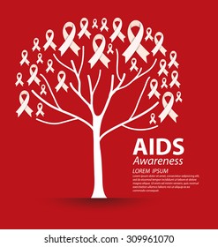 Aids Awareness. Vector illustration.