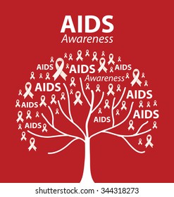 Aids Awareness. Vector illustration.
