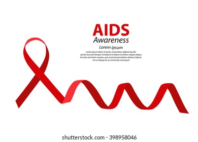 Aids Awareness. Vector illustration.