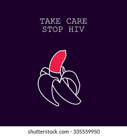 Aids Awareness. World Aids Day concept. Vector illustration.
