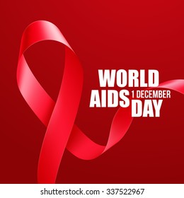 Aids Awareness. World Aids Day concept. Vector illustration EPS10