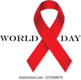 AIDS day campaign vector for charity