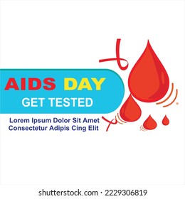 Aids Day Greeting Media Posts Template Banner