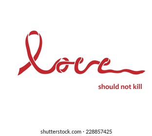 AIDS day symbol