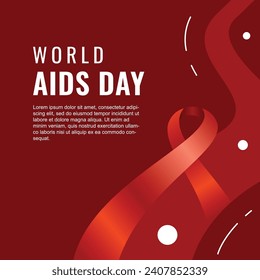 Aids Day Vector Design Illustration