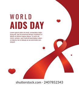 Aids Day Vector Design Illustration