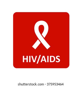 Aids Hiv Icon Web Mobile Stock Vector (Royalty Free) 375953464 ...