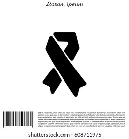 AIDS icon. vector illustration