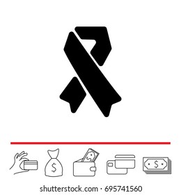 AIDS icon. vector illustration
