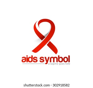 AIDS icon vector for Logo Design