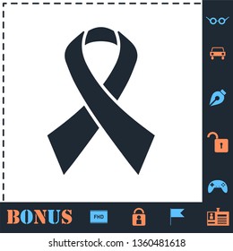 AIDS. Perfect icon with bonus simple icons