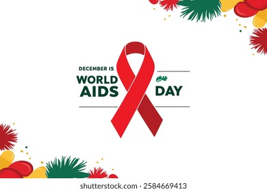 AIDS Prevention  Awareness – World AIDS Day Vector Art