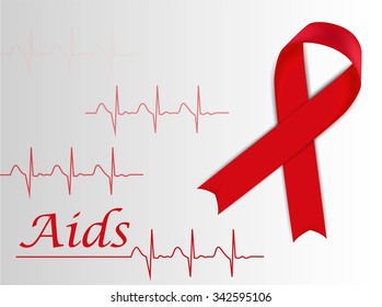 Aids red ribbon
