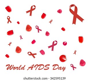 Aids red ribbon