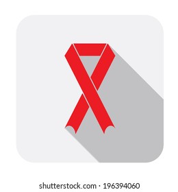 AIDS ribbon icon - Vector