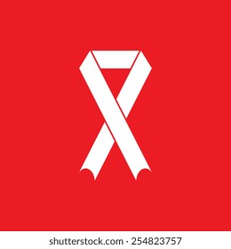 AIDS ribbon icon - Vector