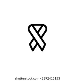 Ilustración vectorial del icono de la cinta de ayuda. icono de esquema para aplicaciones web, ui y móviles