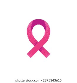 Aids Ribbon in Pixel Art