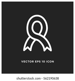 Aids ribbon vector icon