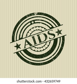 AIDS rubber stamp