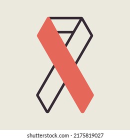 Aids vector icon. Medicine and healthcare, medical support sign. Graph symbol for medical web site and apps design, logo, app, UI