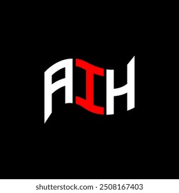 AIH diseño de logotipo, AIH logotipo simple y moderno. Diseño de alfabeto lujoso de AIH  
