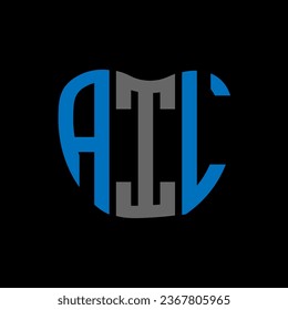 AIL letter logo creative design. AIL unique design.
