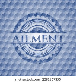Lindes Symbol mit geometrischem Hintergrund. Vektorgrafik. Detaillierte Angaben. 