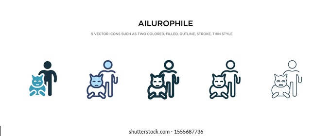 ailurophile icon in different style vector illustration. two colored and black ailurophile vector icons designed in filled, outline, line and stroke style can be used for web, mobile, ui