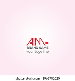 AIM-Logo für kreative Vektorgrafiken, Logo für AIM-Identität