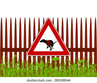 Aim at dogs crapping