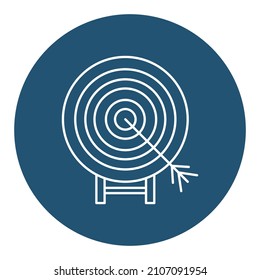 aim goal Isolated Vector icon which can easily modify or edit

