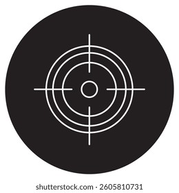 AIM Icon, Achieve Your Goals: The Power of AIM, AIM for Success: Strategies for Reaching Your Targets, vector