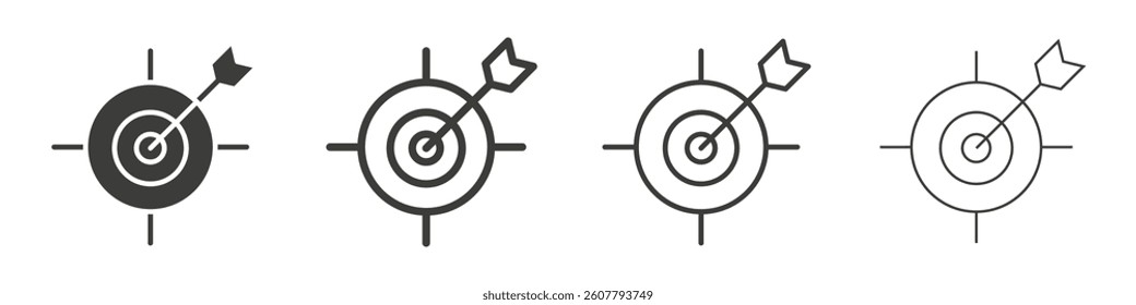 Aim icon collection for website designs