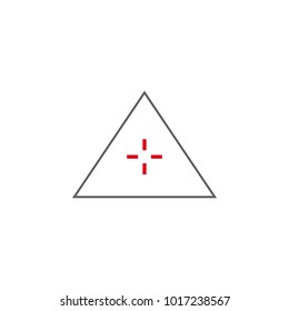 aim icon. Elements of gun aim icon. Premium quality graphic design icon. Signs, symbols collection icon for websites, web design, mobile app on white background