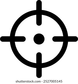 aim icon. firearm, gun, weapon, vector
