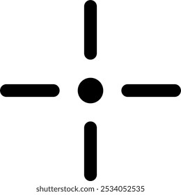 Icono de puntería. arma de fuego, pistola, arma, Vector