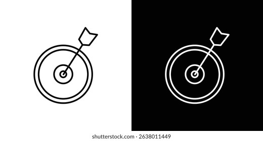 Aim icon Graphic vector set for ui design