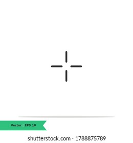 Aim Icon Illustration Logo Template. Aim Icon Sign Symbol. Vector Icon EPS 10