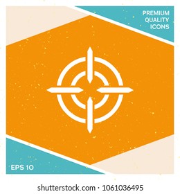 Aim icon symbol